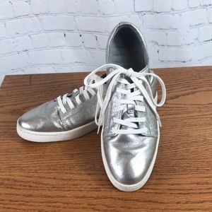 Timberland Women's Metallic Silver Sneakers